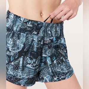 Sold! Lululemon tracker short V 4” eternal wave starlight black